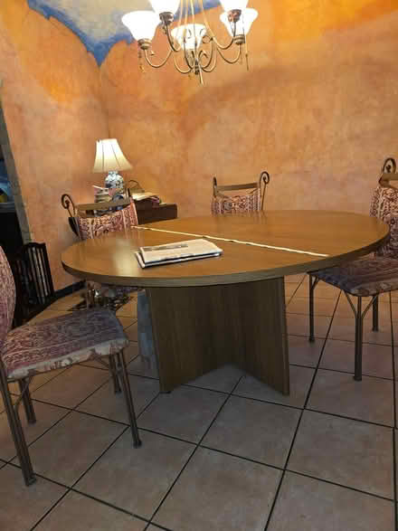 Photo of free Round conference/dining table (Jollyville) #2