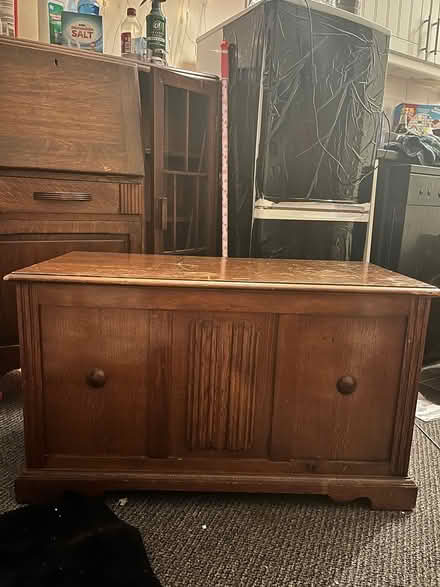 Photo of free Antique wooden chest (G20 Glasgow Maryhill) #1