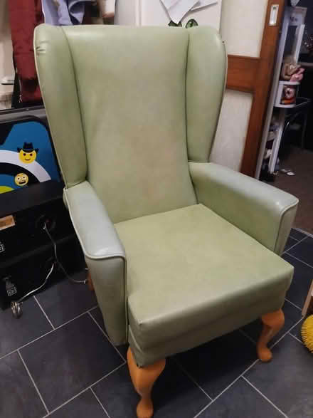 Photo of free Leather Highback Armchair (Hillsborough S6) #1