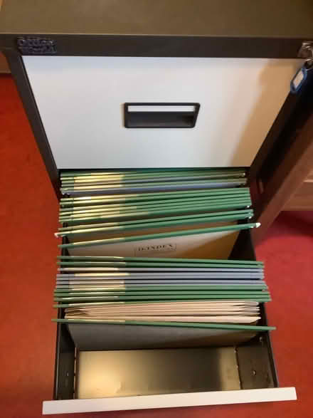 Photo of free 2 Drawer metal filing cabinet (East Law DH8) #3