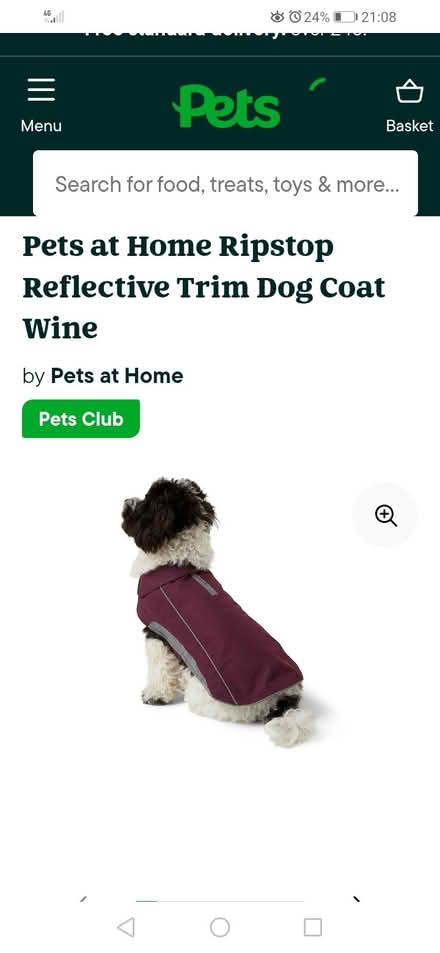 Photo of free Dog raincoat size S (Pimlico, SW1) #2