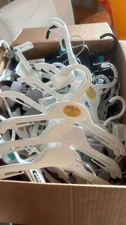 Photo of free Huge bundle of bay coat hangers (Chatham) #1
