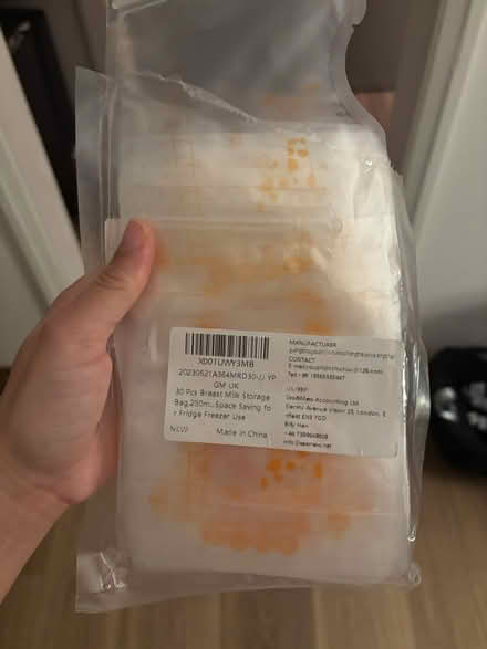 Photo of free Breast milk collection bags (Hampton Peterborough) #1
