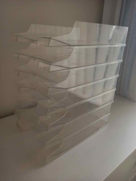 Photo of free Stackable plastic filing trays (Darland, Medway) #2