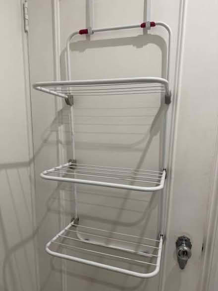 Photo of free Door hanging clothes rack for drying (Earls Court SW10) #1