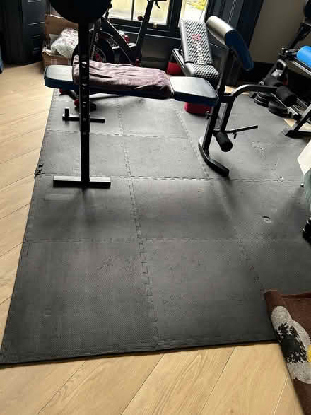 Photo of free Interlocking gym floor tiles (SW17 Upper Tooting) #2