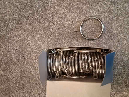 Photo of free Chrome Curtain Rings (Cradley WR13) #1