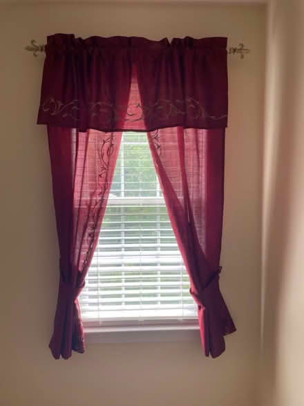 Photo of free Curtains with rods and hardware (Milford MA) #1