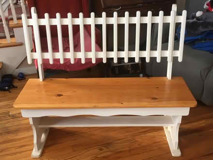 Photo of free Solid pine bench (Wakefield) #1