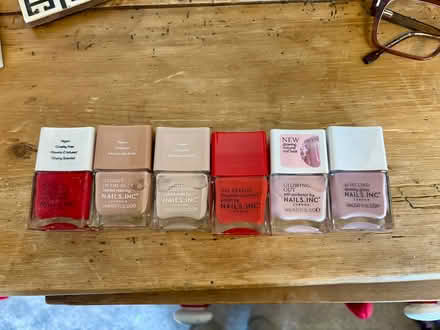 Photo of free 6 nail polishes (5 unopened) (Bn36fe) #1