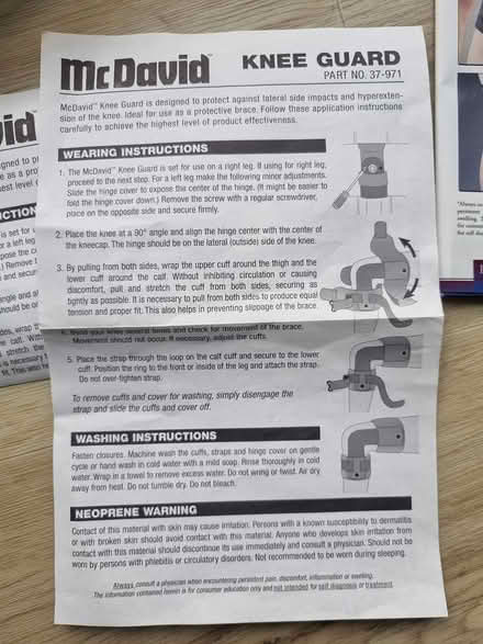 Photo of free Knee brace (Near Lowther Gardens FY8) #2