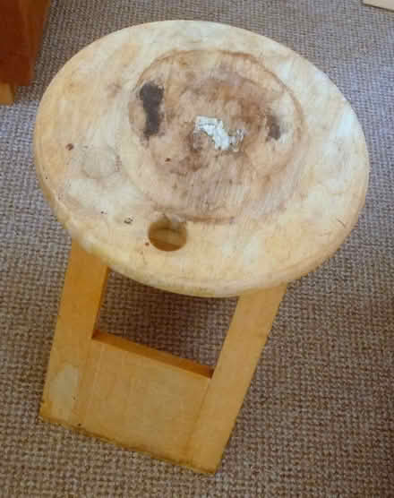 Photo of free Fold up wooden stool (Bridlington YO16) #1
