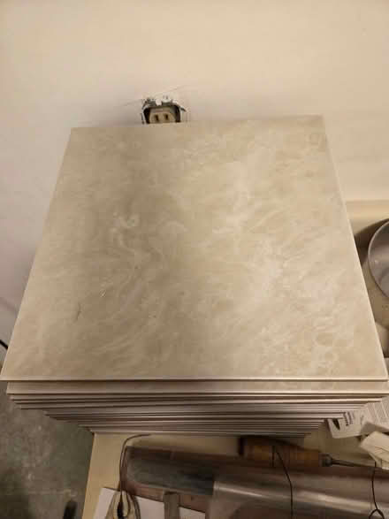 Photo of free Ceramic Tiles, Beige, 12" × 12" (K2J0V1) #1