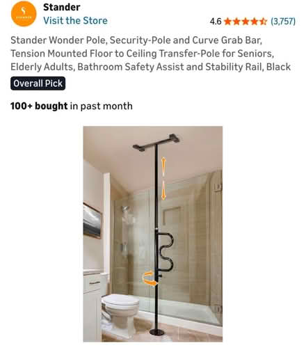 Photo of free Stander Wonder Pole for transfers (Pawtucketville / Lowell) #2