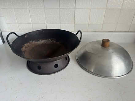 Photo of free Wok with lid and support ring (Cotati west of 101) #1