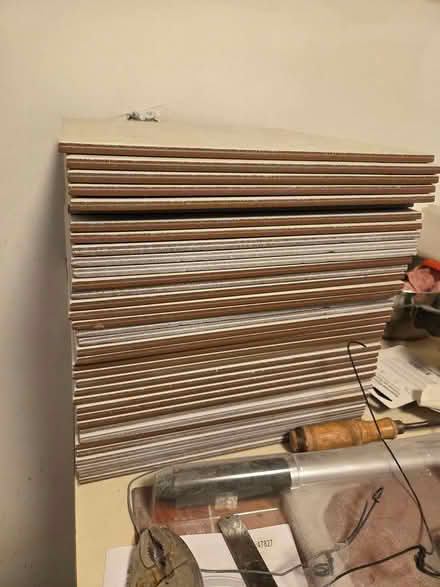 Photo of free Ceramic Tiles, Beige, 12" × 12" (K2J0V1) #2