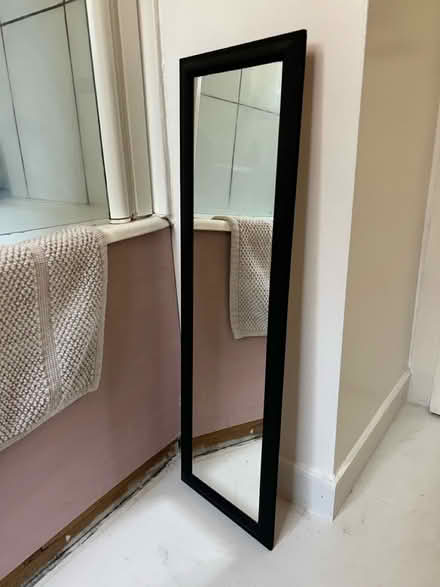 Photo of free Black small painted wooden mirror (East Kilbride) #3