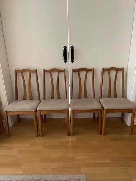 Photo of free Four wooden chairs (Hendon NW4) #1