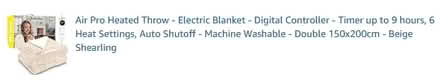 Photo of free Electric blanket (Dunstable LU6) #1