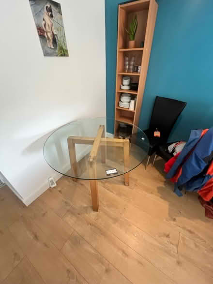 Photo of free Small round glass dining table (Barnet N11) #1