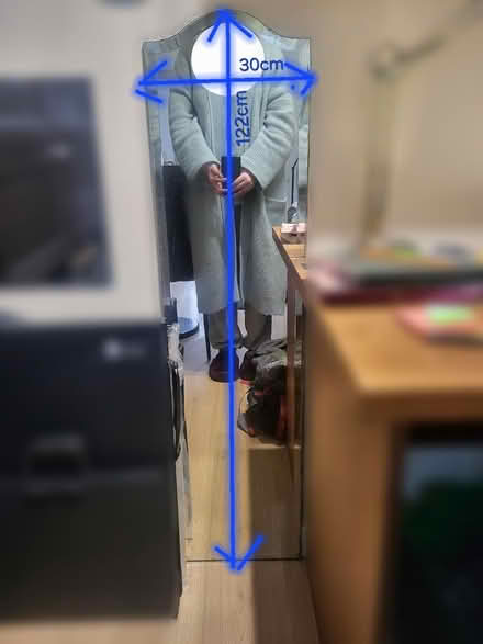 Photo of free Old Tall Mirror (Crumlin, Dublin) #2