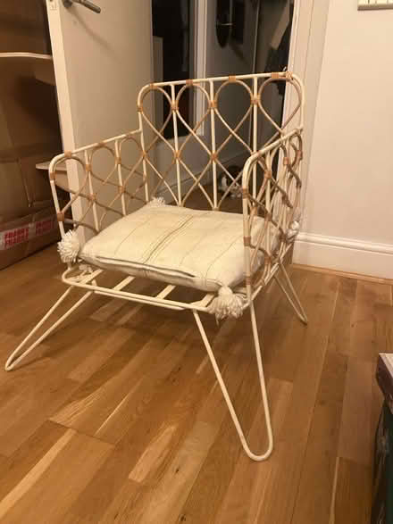 Photo of free Beautiful metal and rattan chair (Maida Vale W9) #1