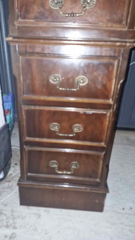 Photo of free Solid wood vintage desk (Hp27) #2