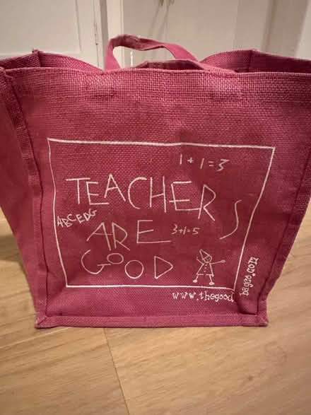 Photo of free Tote bag for teachers (Fetcham) #1