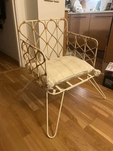 Photo of free Beautiful metal and rattan chair (Maida Vale W9) #2