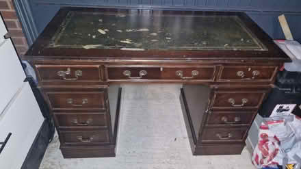 Photo of free Solid wood vintage desk (Hp27) #1