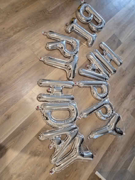 Photo of free Happy Birthday Balloon Banner (W12) #1
