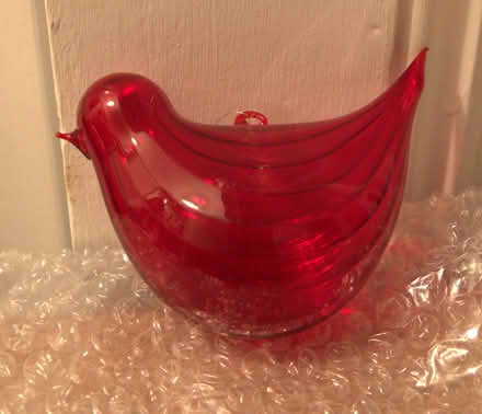 Photo of free Glass Dove Hanging Decoration (Penzance TR18) #1