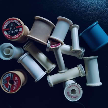 Photo of Empty cotton/thread reels (Central HORSHAM) #1