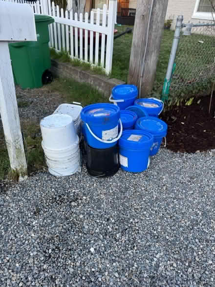 Photo of free 5-gallon buckets with lids (Shoreline) #3