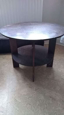 Photo of free round occasional table - upcycling project (Risinghurst OX3) #1