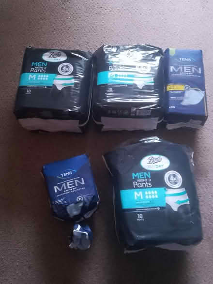 Photo of free Men's Tena/nighttime pants (Harrogate. HG1.) #1