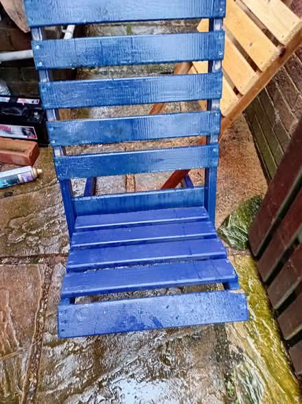 Photo of free Funky outdoor chairs which fold up (Ludlow SY8) #1