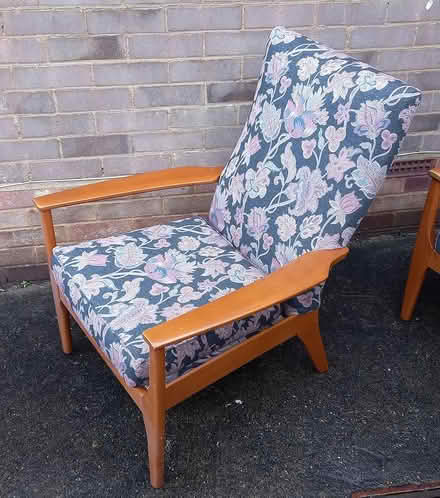 Photo of free Pair of upholstered chairs (Central Letchworth) #4