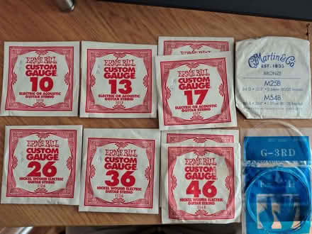 Photo of free Various guitar strings (Shepton Mallet BA4) #1