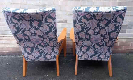 Photo of free Pair of upholstered chairs (Central Letchworth) #3