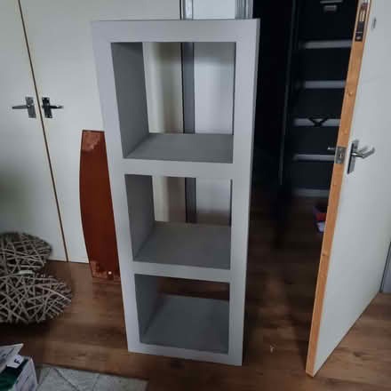 Photo of free Grey Painted cube shelves (Kendal LA9) #1