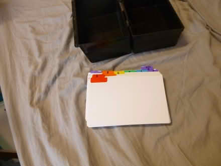 Photo of free Index cards and box (Greenford UB6 8PF) #1