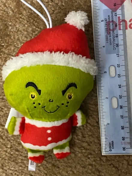 Photo of free The Grinch Plush Ornament (Shoreline West) #1