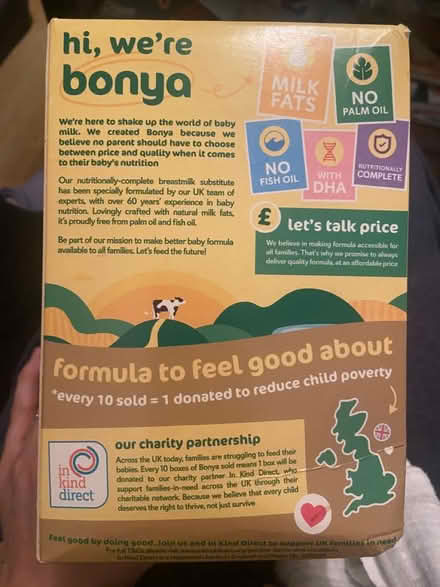 Photo of free Bonya 2 baby follow-on milk (Hackney Wick E9) #3