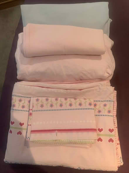Photo of free Girls Pink Single Duvet Set & sheets (Raynes Park SW20) #1