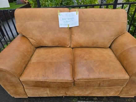 Photo of free Brown Leather Furniture (EH6 Pillans Walk) #3