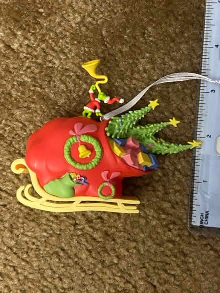 Photo of free The Grinch Resin Ornament (Shoreline West) #1