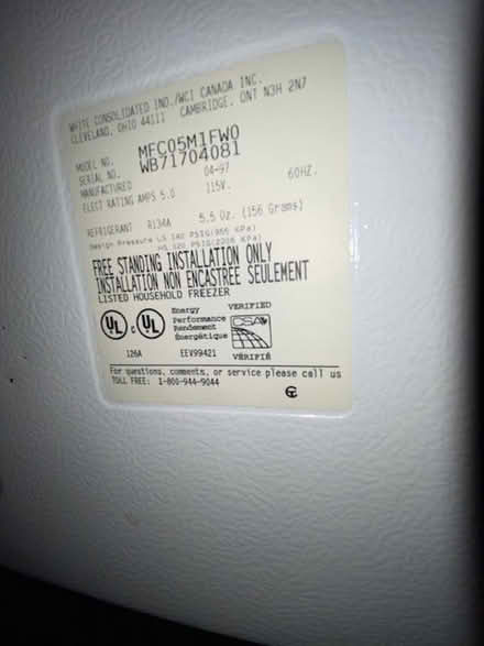Photo of free Chest Freezer (Natomas) #2