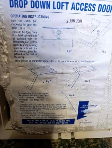 Photo of free Loft hatch (CO12) #3