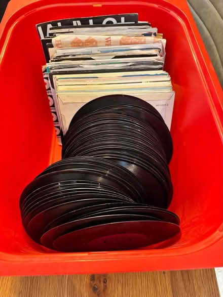 Photo of free Bundle of 7” vinyl records (Burpham, Guildford) #1